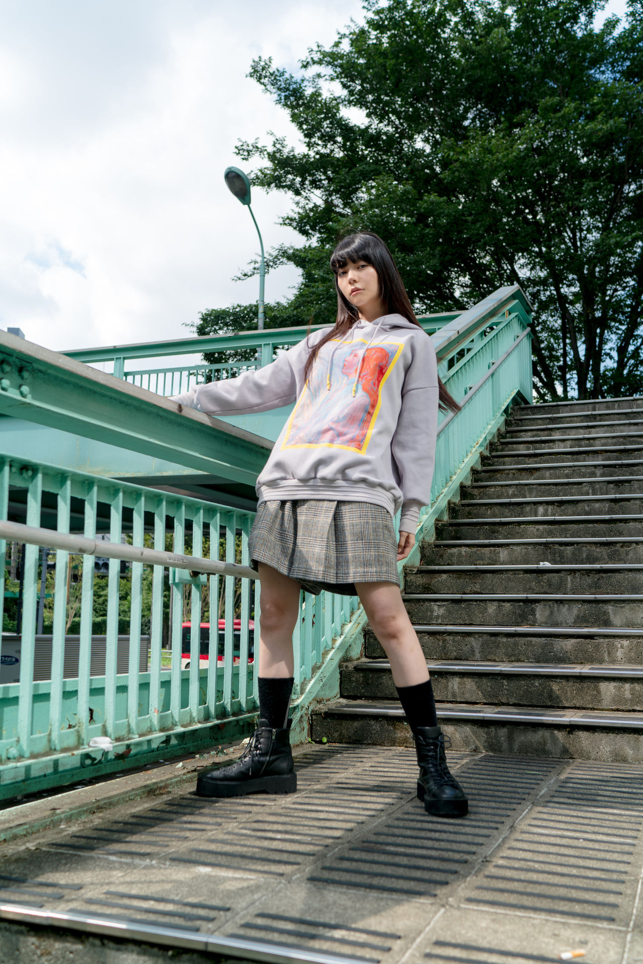 initial x piet mondriaan winter20 womenswear collection street snap 14